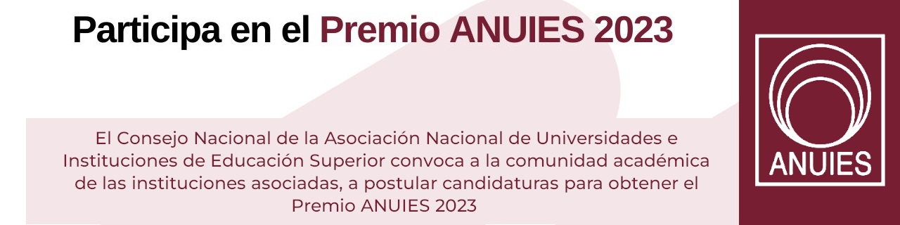 ANUIES - Premio ANUIES 2023 – ANUIES – Consejo Regional Sur – Sureste
